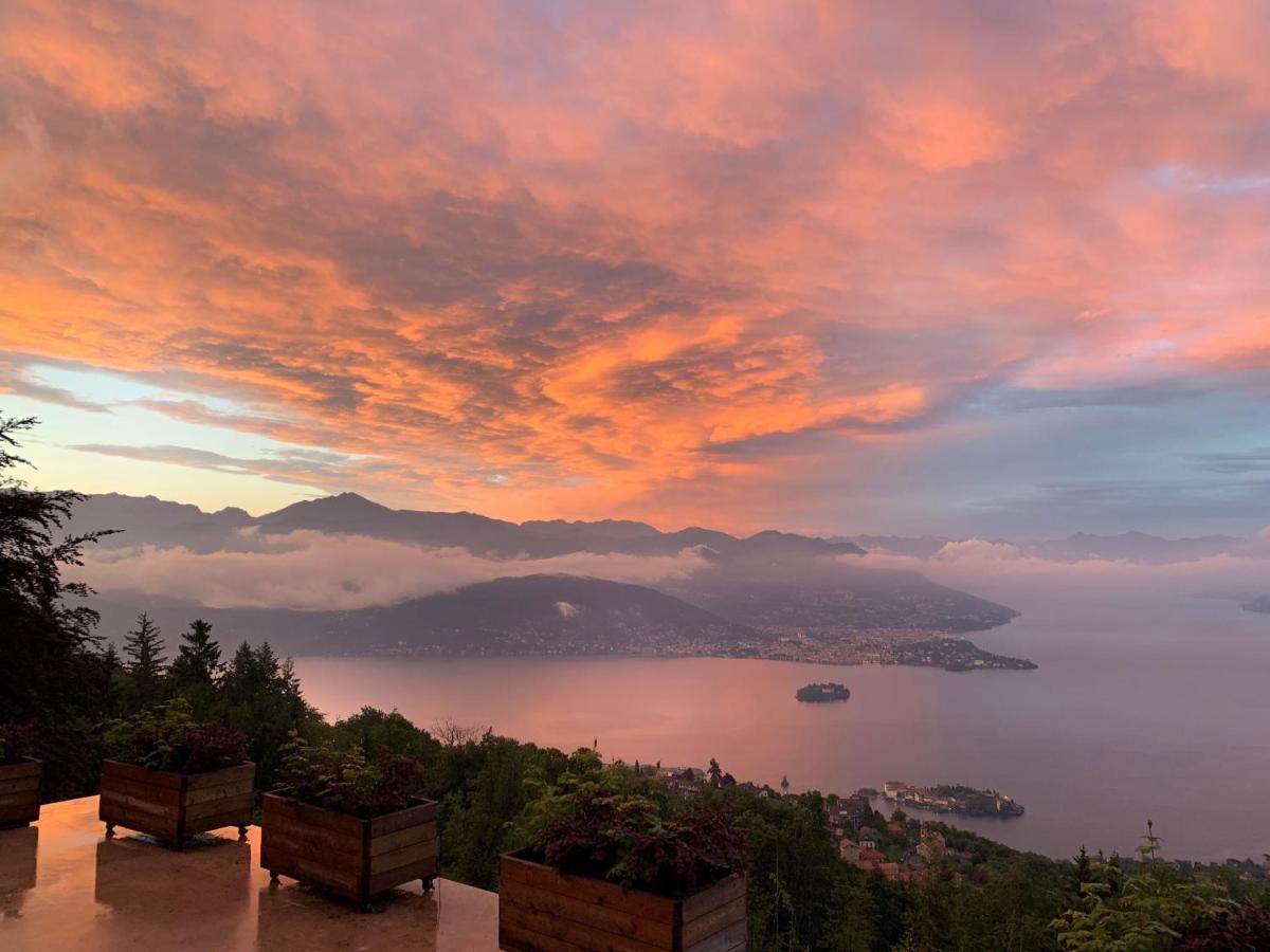 Private Luxury Spa & Silence Retreat With Spectacular View Over The Lake Maggiore Stresa Exterior foto