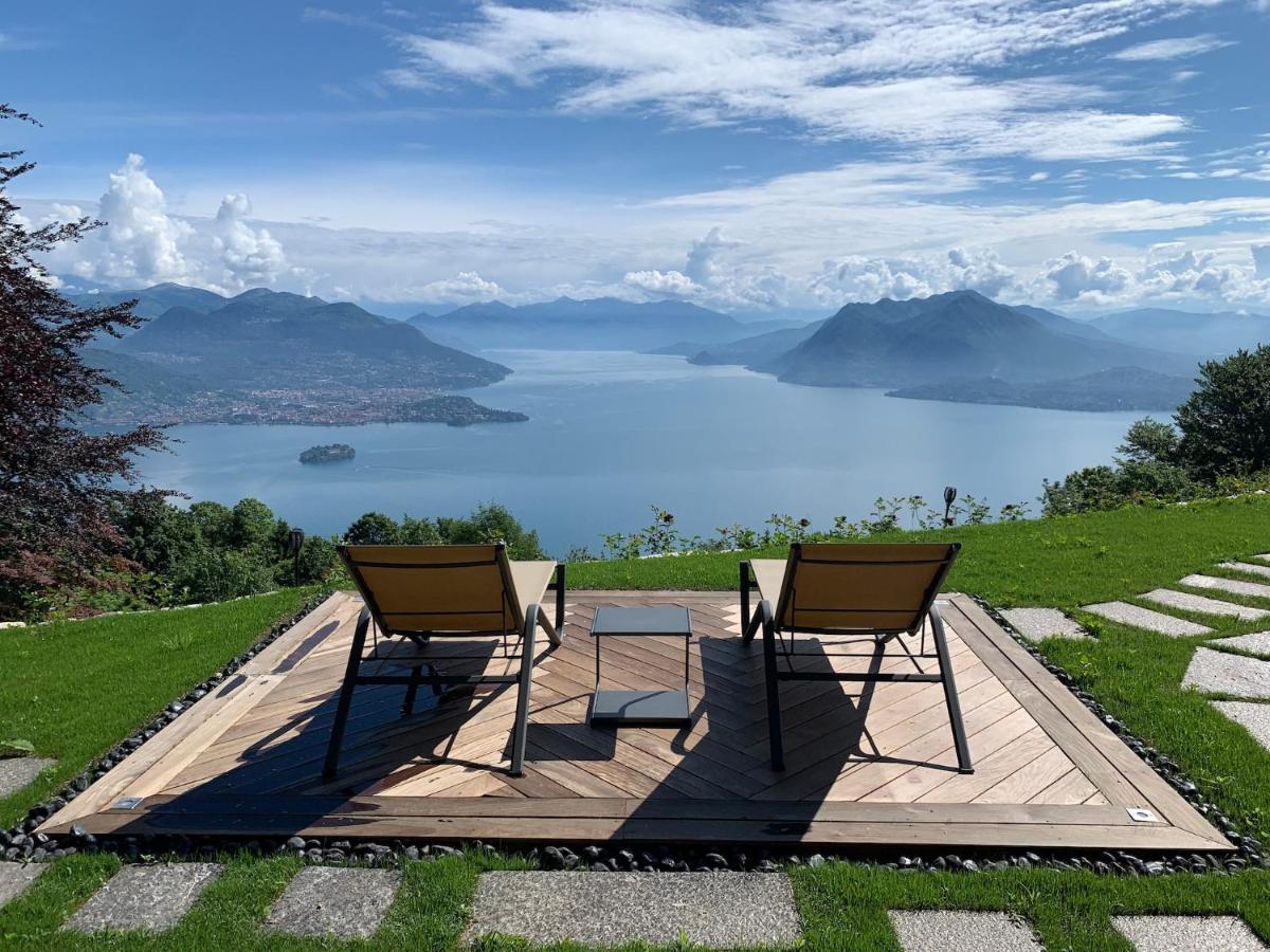 Private Luxury Spa & Silence Retreat With Spectacular View Over The Lake Maggiore Stresa Exterior foto