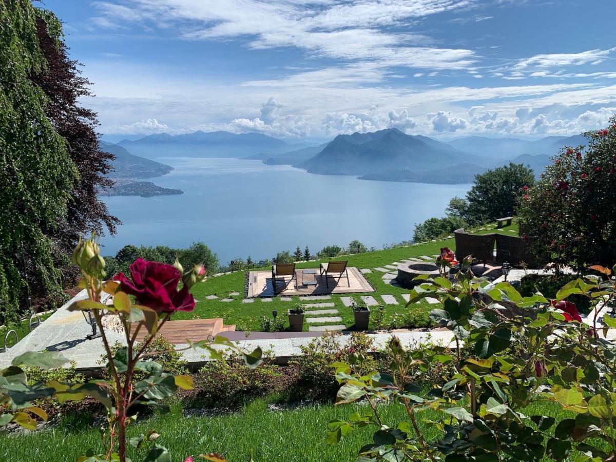 Private Luxury Spa & Silence Retreat With Spectacular View Over The Lake Maggiore Stresa Exterior foto