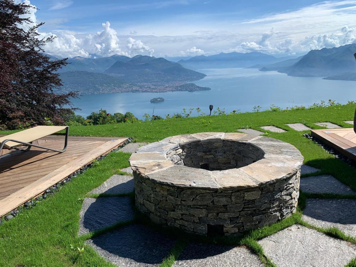 Private Luxury Spa & Silence Retreat With Spectacular View Over The Lake Maggiore Stresa Exterior foto