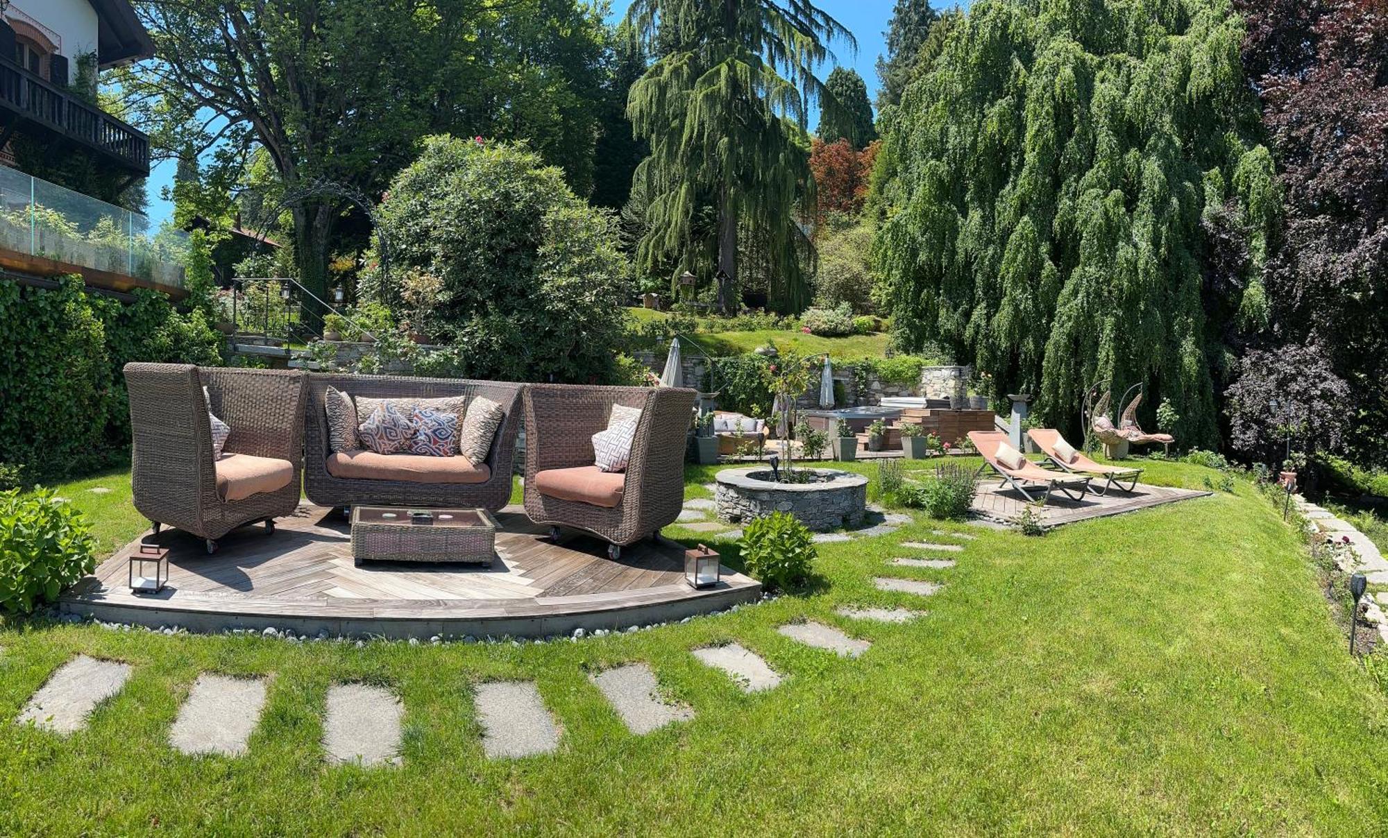 Private Luxury Spa & Silence Retreat With Spectacular View Over The Lake Maggiore Stresa Exterior foto